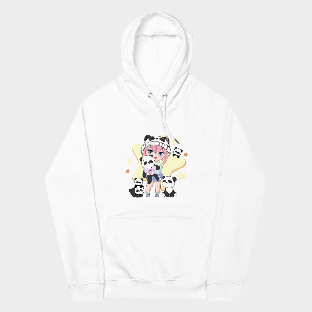 LouVoyage - Hoodie Women - Lady x Panda - Black & White - XS/3XL