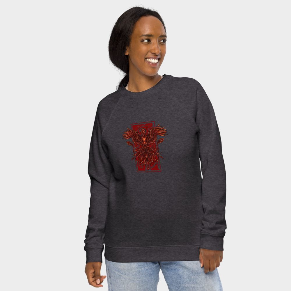 LouVoyage - Pullover Women - Phoenix Red Alert - Black & White & Gray - XS/3XL