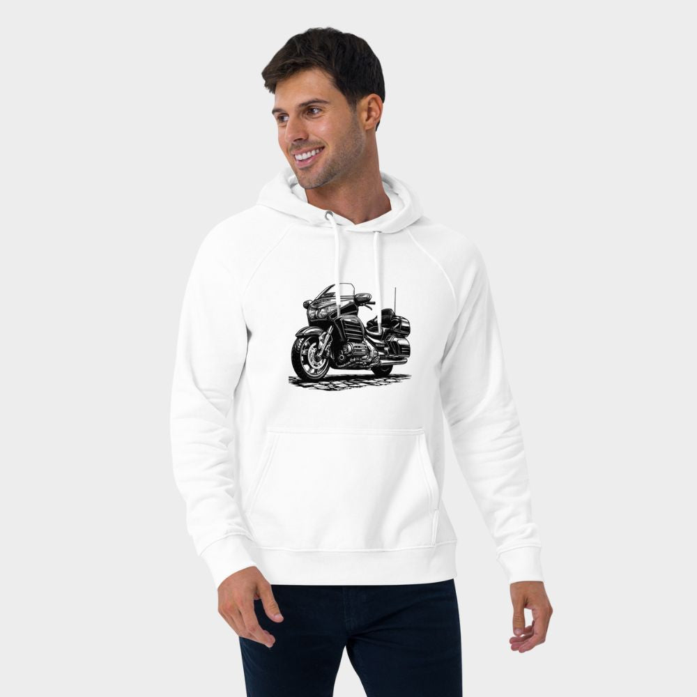 LouVoyage - Hoodie Men - Yamaha XV 1900 - White - XS/3XL