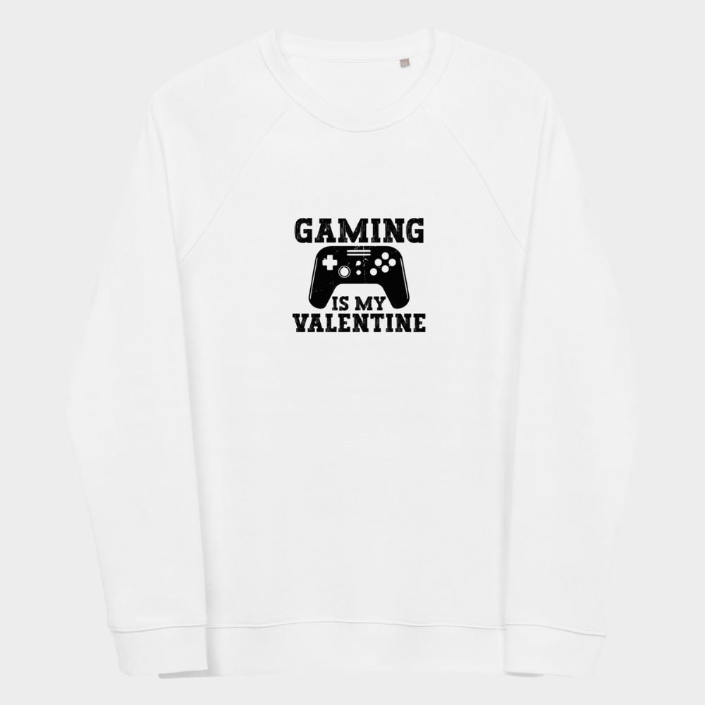 LouVoyage - Pullover Women - Gaming is my Valentine - White - XS/3XL