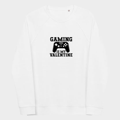 LouVoyage - Pullover Women - Gaming is my Valentine - White - XS/3XL