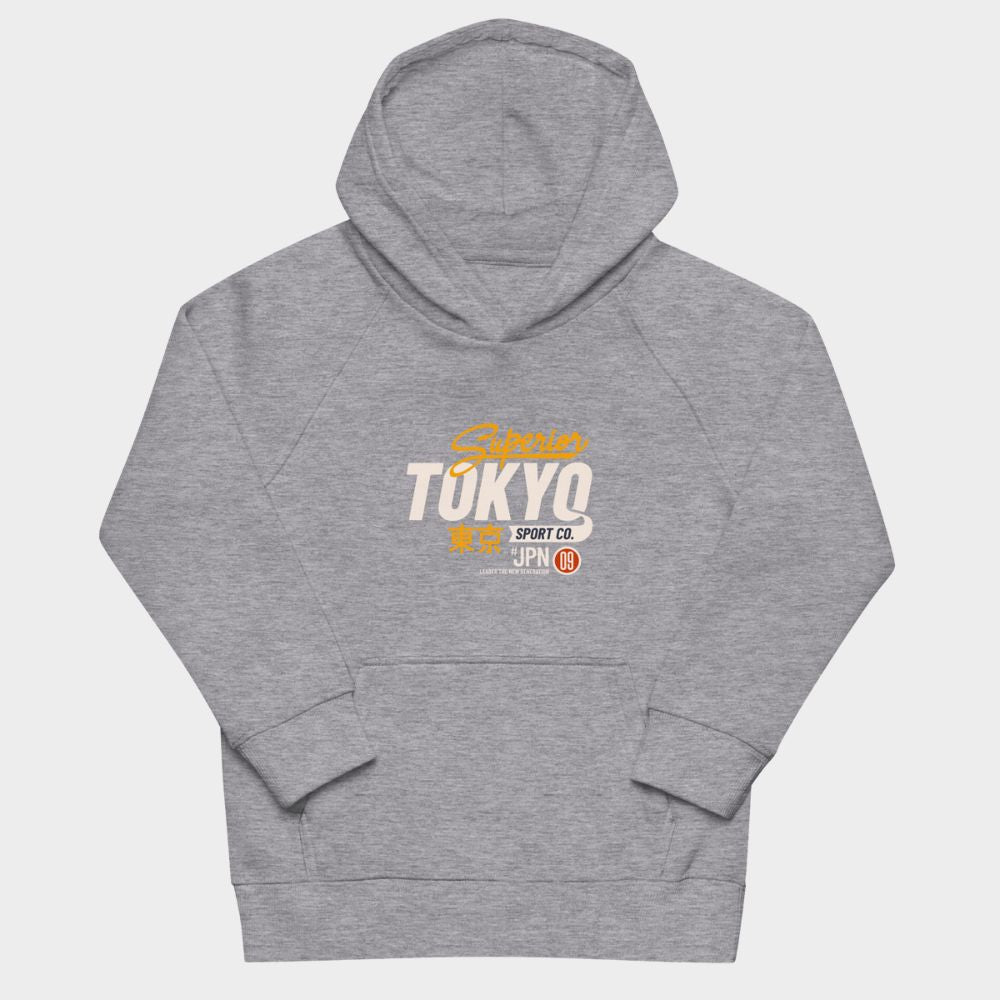 LouVoyage - Hoodie Boys - Tokyo Racer - Black & Gray - 4/12Y