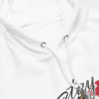 LouVoyage - Hoodie Women - Stay Real - White - XS/3XL