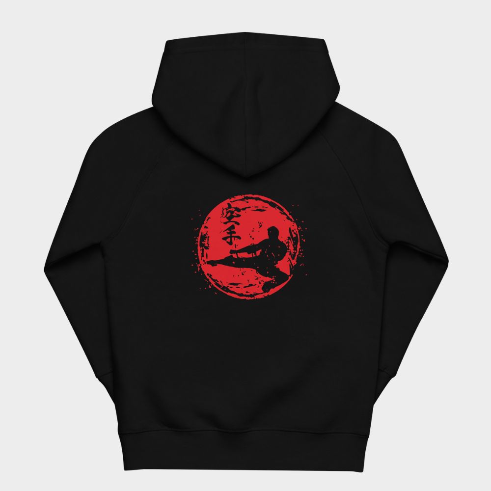 LouVoyage - Hoodie Boys - Karate - Black - 4/12Y