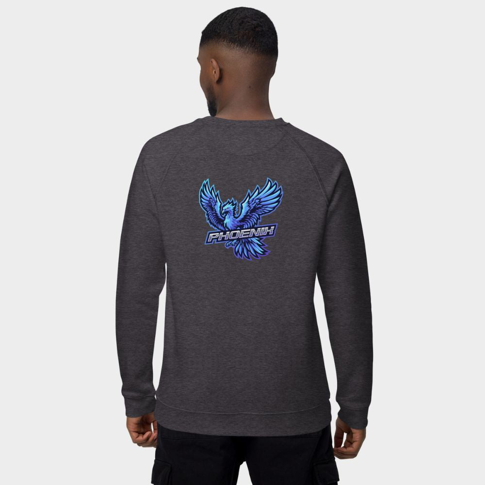 LouVoyage - Pullover Men - Gamer Phoenix - White & Gray - XS/3XL