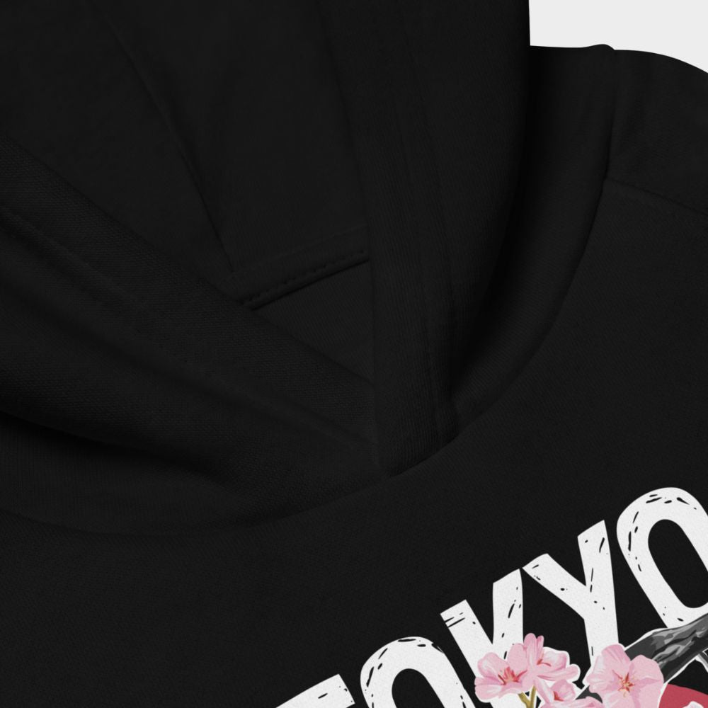 LouVoyage - Hoodie Girls - Tokyo x Osaka - Black & Gray - 4/12Y