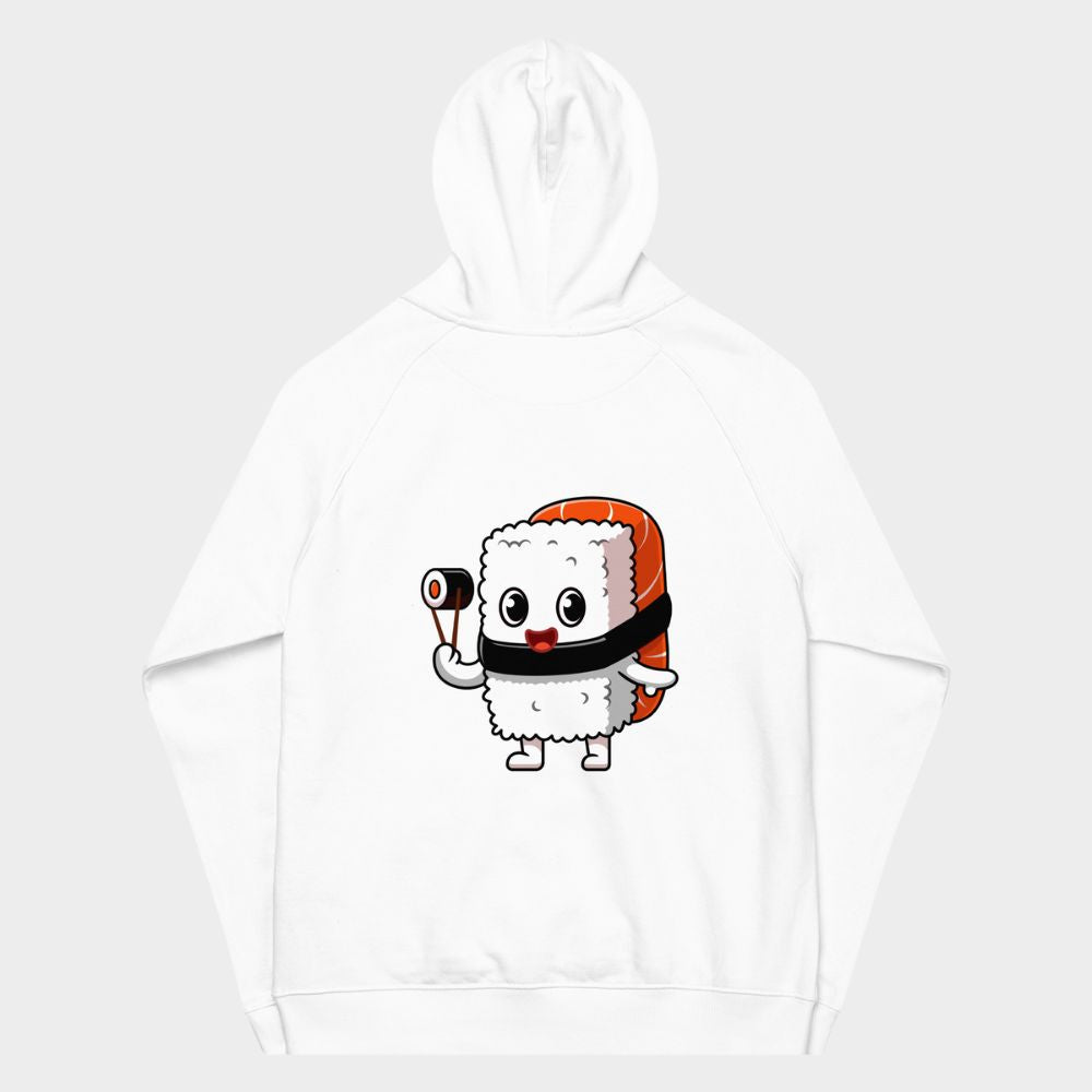 LouVoyage - Hoodie Women - Kawaii Sushi - White - XS/3XL