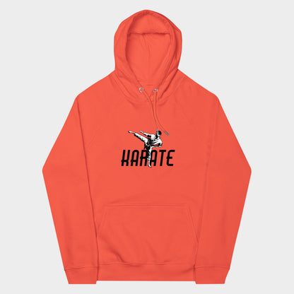 LouVoyage - Hoodie Men - Karate - White & Orange - XS/3XL