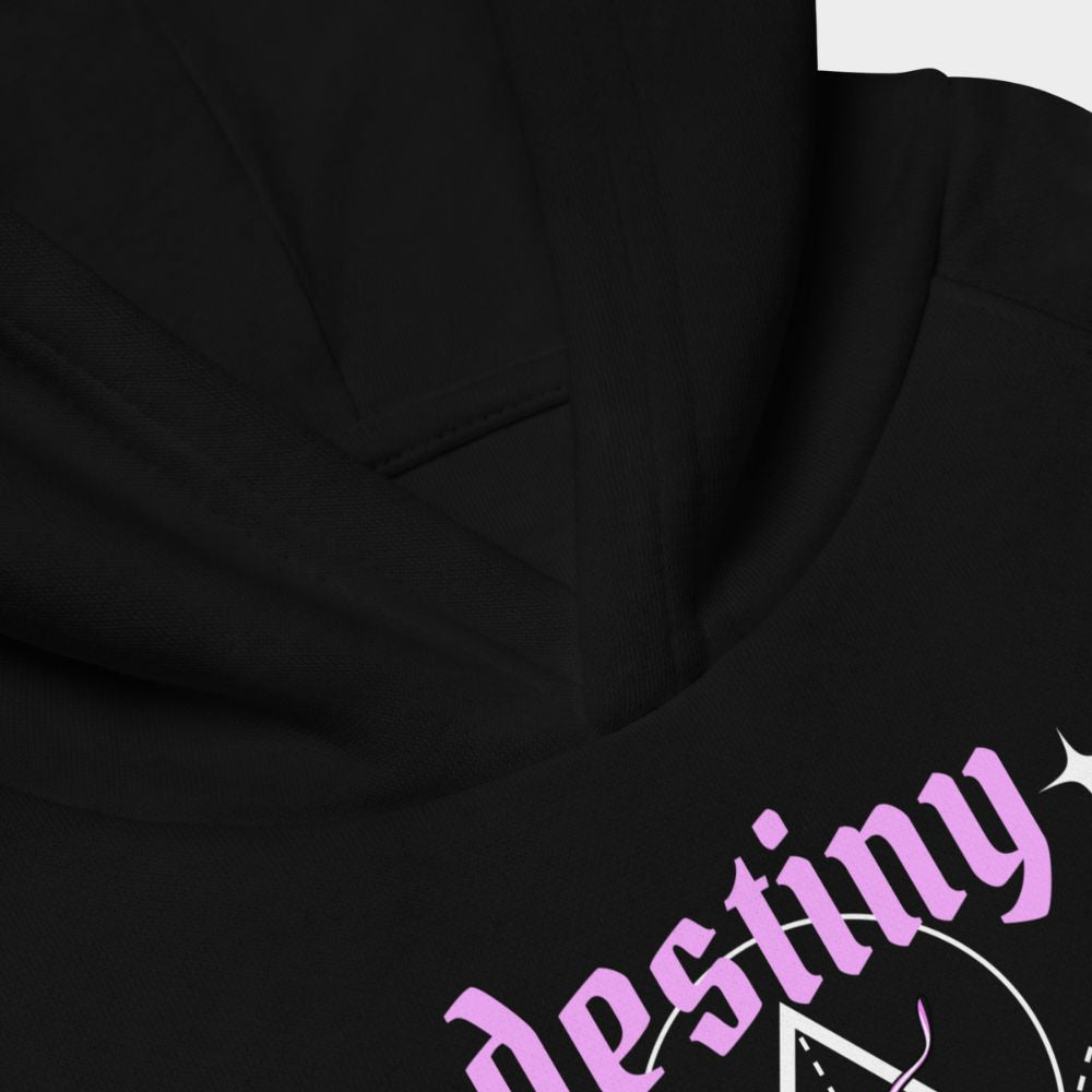 LouVoyage - Hoodie Girls - Buterfly Destiny - Black & Gray - 4/12Y