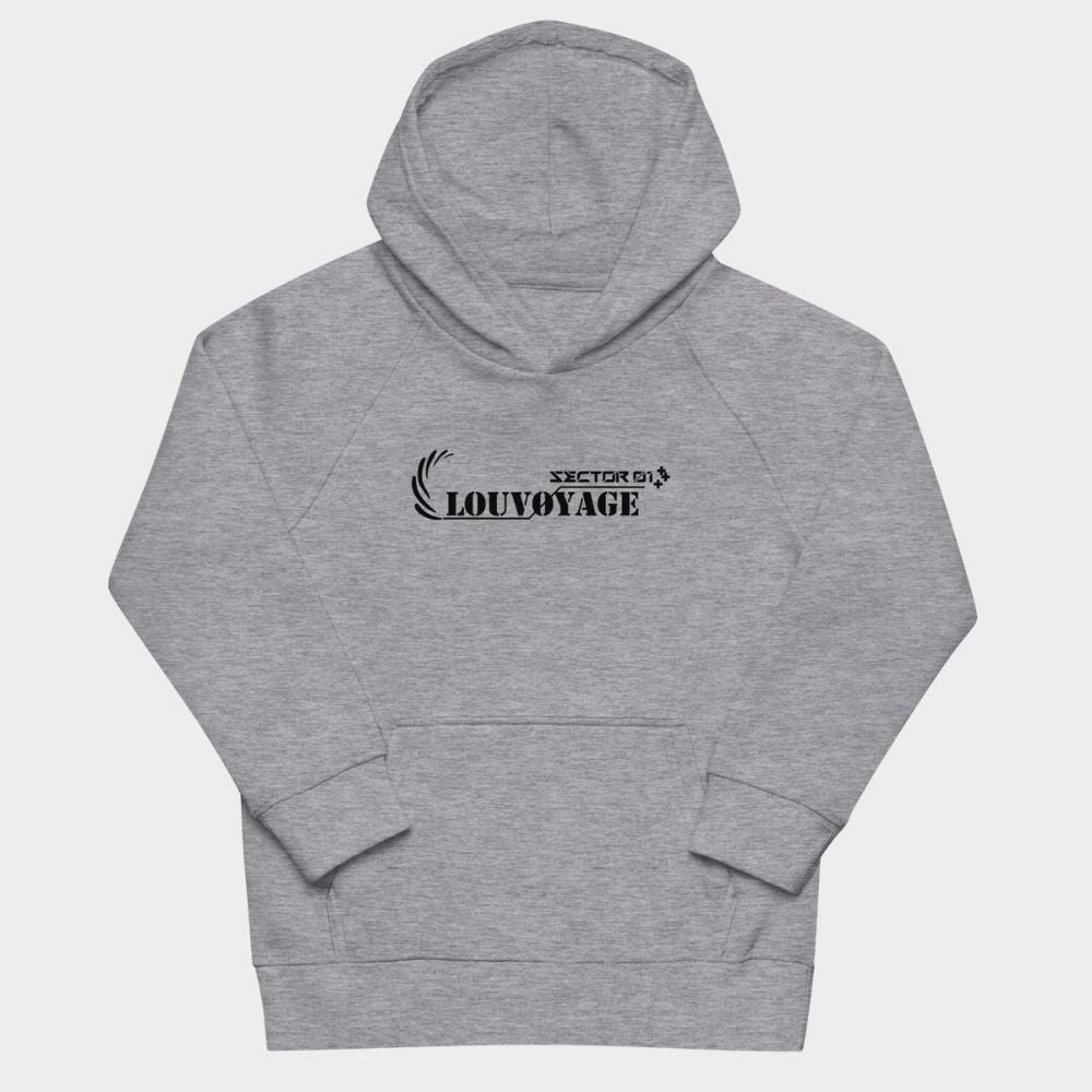 LouVoyage - Hoodie Girls - Commando e-Girl - Gray - 4/12Y