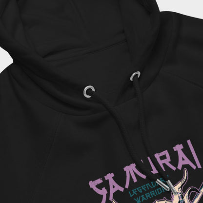 LouVoyage - Hoodie Women - Legendary Samurai - Black & White - XS/3XL