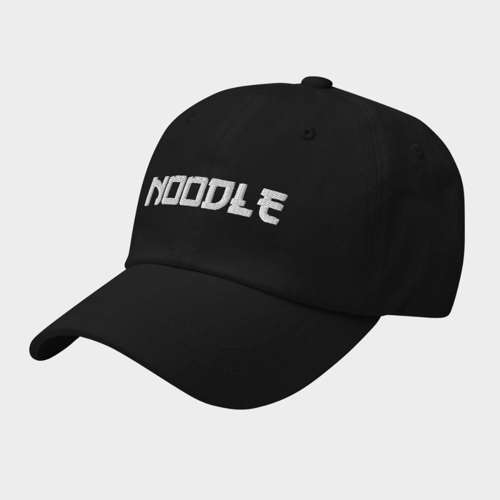 LouVoyage - Cap Men - Embroidery - Noodle - Black - Embroidery