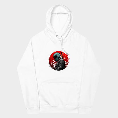 LouVoyage - Hoodie Men - Samurai Rider - Black & White - XS/3XL