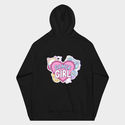 LouVoyage - Hoodie Women - Gamer Girl - Black - XS/3XL