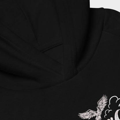 LouVoyage - Hoodie Girls - Freedom - Black & Gray - 4/12Y