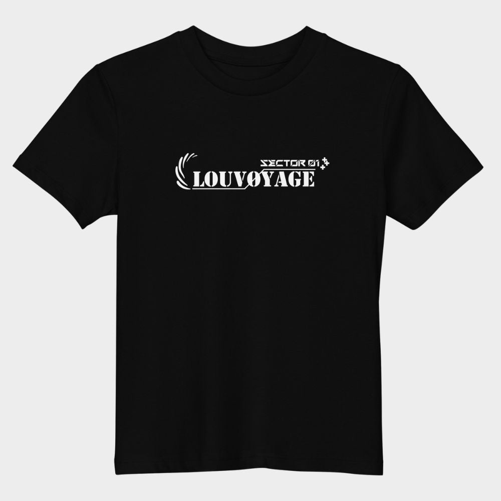 LouVoyage - T-shirt Boys - Danger Style - Black & White & Blue - 3/13Y