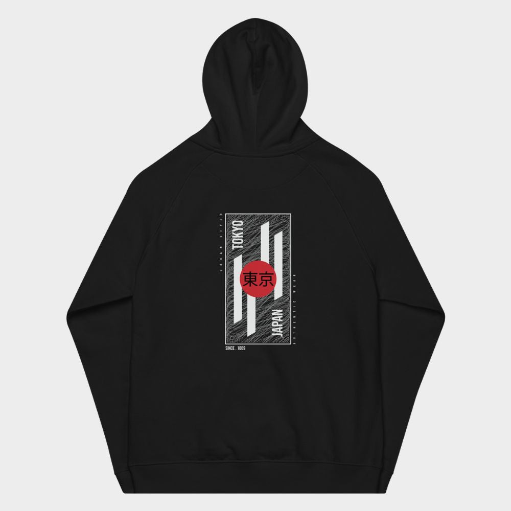 LouVoyage - Hoodie Men - Cyber Tokyo Style - Black - XS/3XL