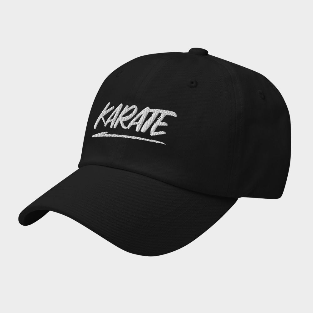 LouVoyage - Cap Men - Embroidery - Karate - Black