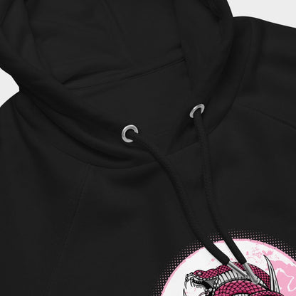 LouVoyage - Hoodie Women - Demon Snake - Black & White - XS/3XL