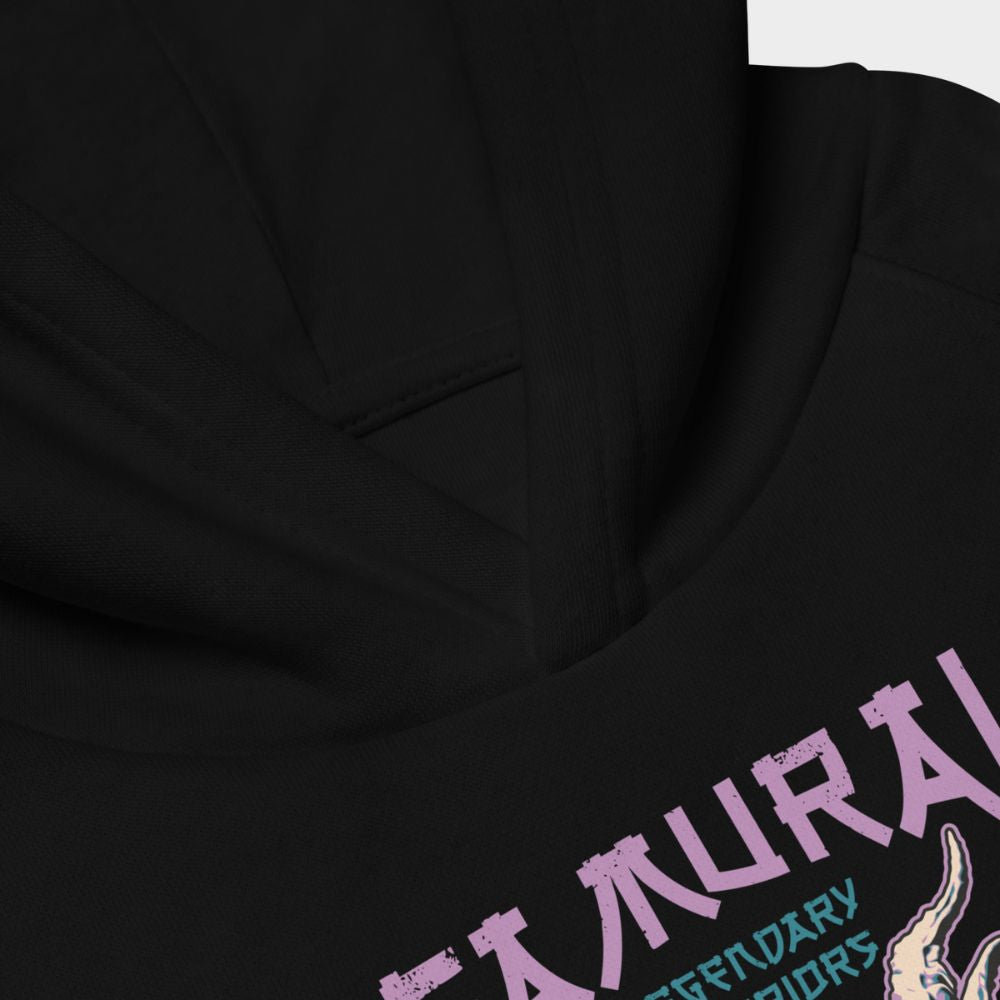 LouVoyage - Hoodie Girls - Way of Samurai Life - Black - 4/12Y