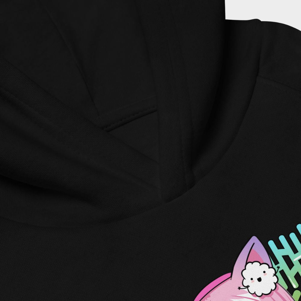 LouVoyage - Hoodie Girls - Kawaii Anime - Black & Gray - 4/12Y