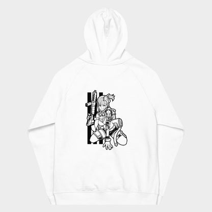 LouVoyage - Hoodie Women - Tokyo in Action - White - XS/3XL