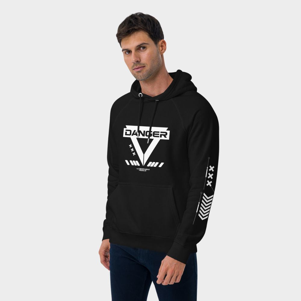 LouVoyage - Hoodie Men - Urban Style - Black - XS/3XL