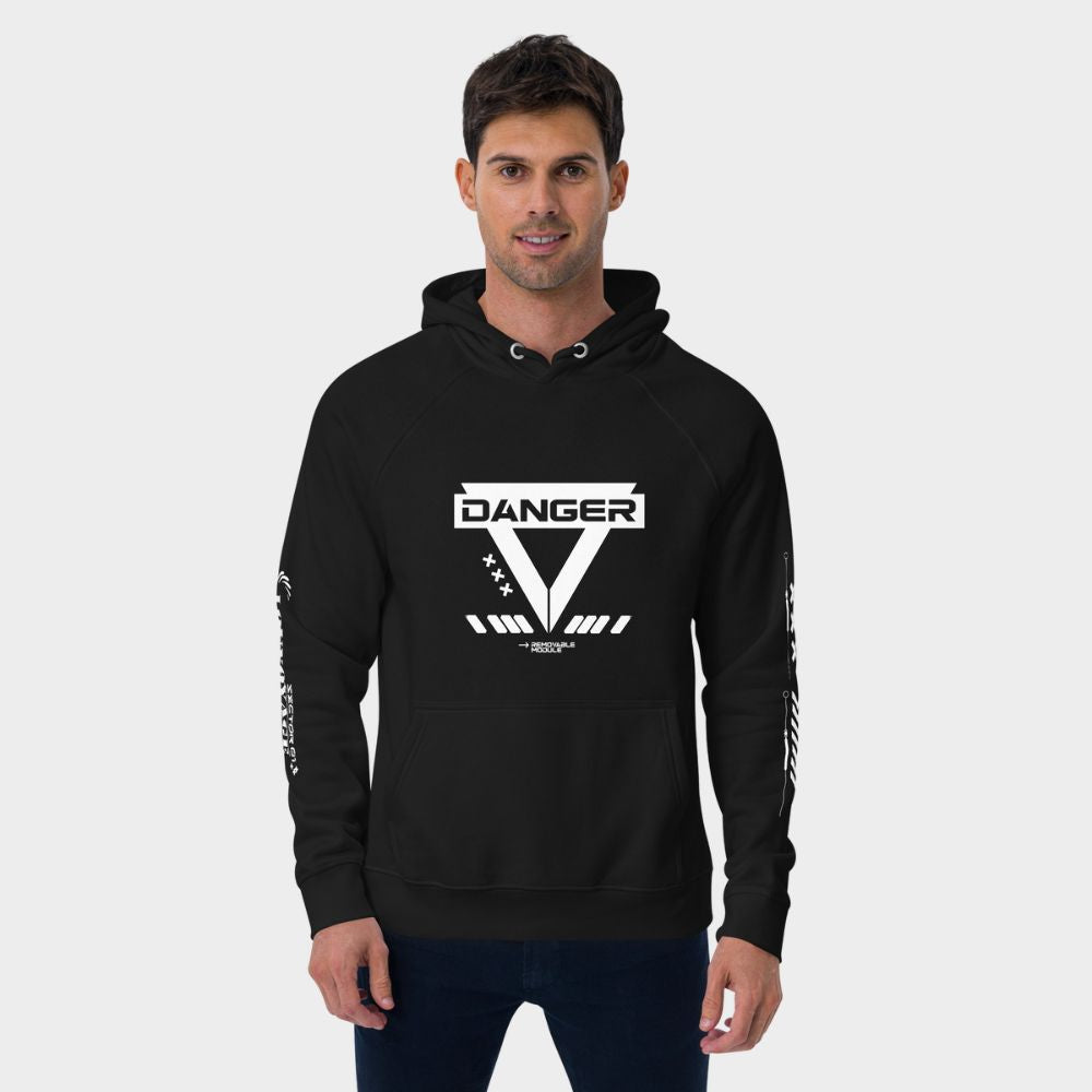 LouVoyage - Hoodie Men - Urban Style - Black - XS/3XL