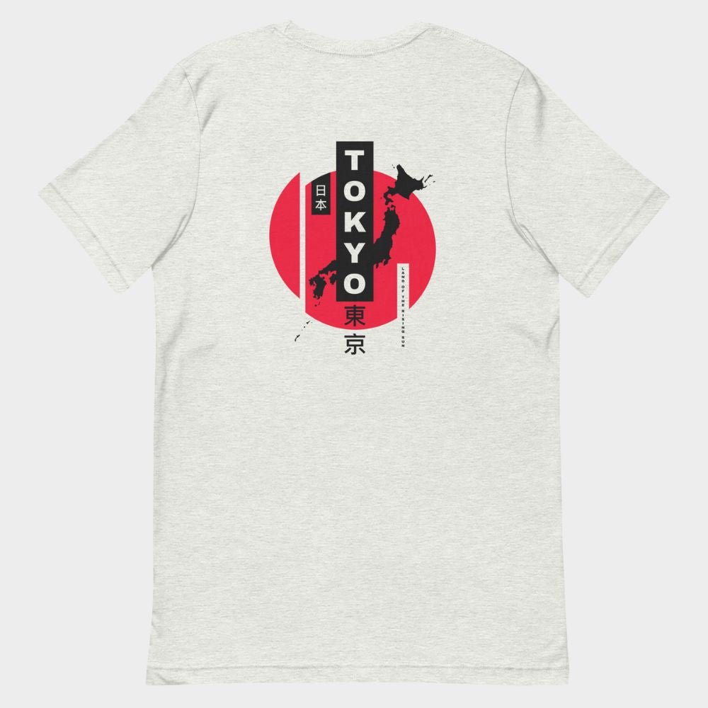 LouVoyage - T-shirt Women - Cyber Tokyo - White & Gray - XS/3XL