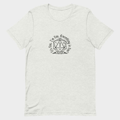 LouVoyage - T-shirt Women - Dice of Chance - White & Gray - XS/3XL