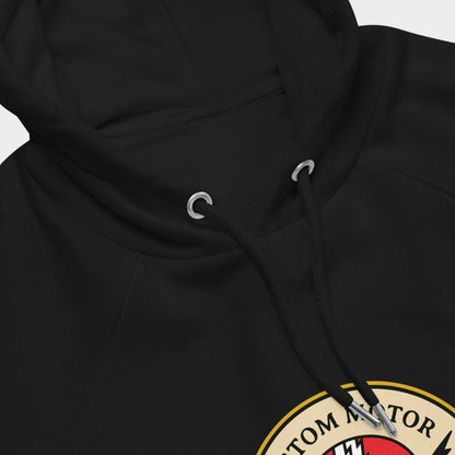 LouVoyage - Hoodie Men - Custom Motord - Black & White - XS/3XL