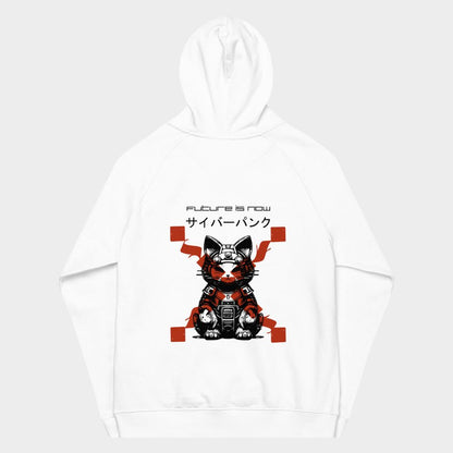 LouVoyage - Hoodie Men - Cyber Samurai - White - XS/3XL