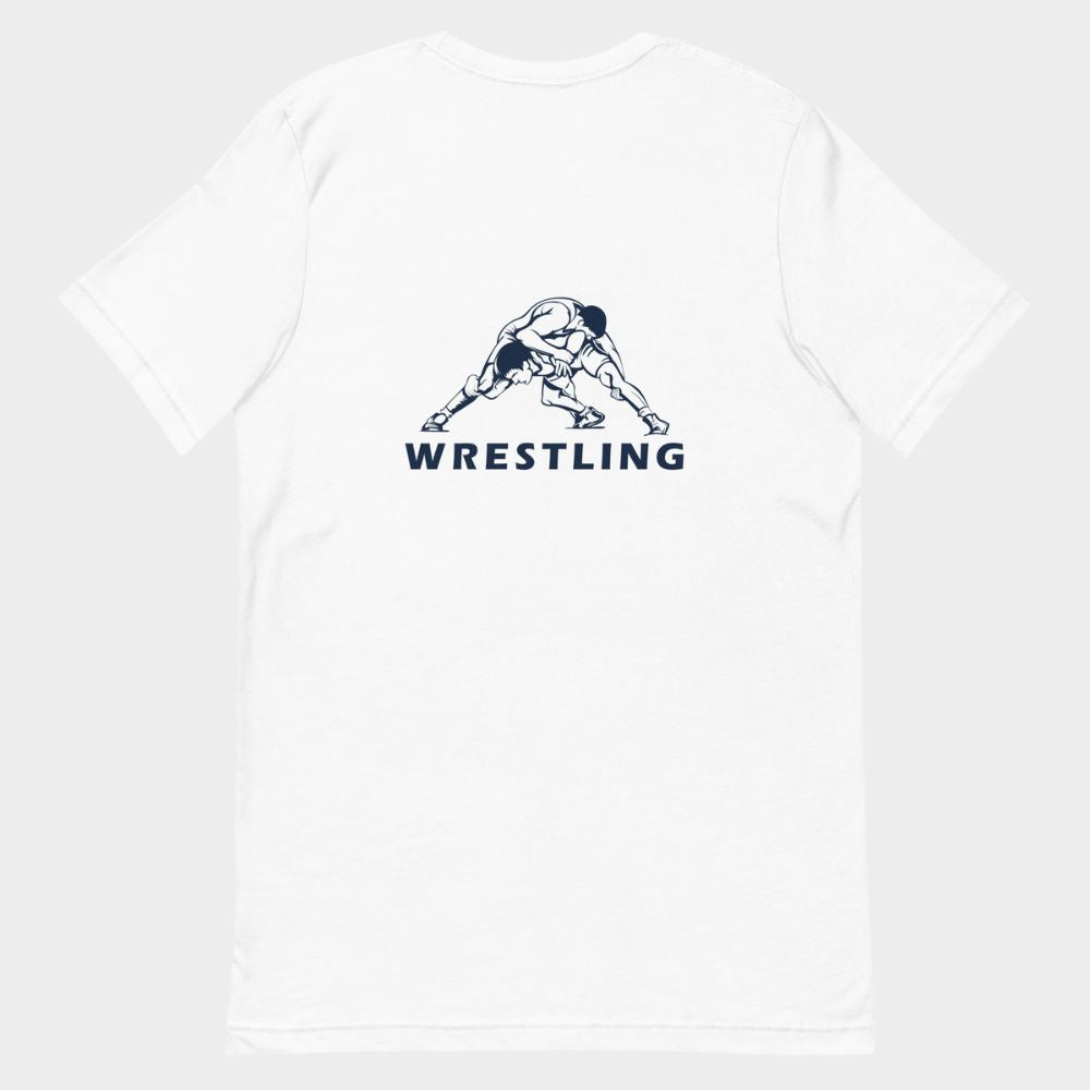 LouVoyage - T-shirt Men - Wrestling - White - XS/3XL