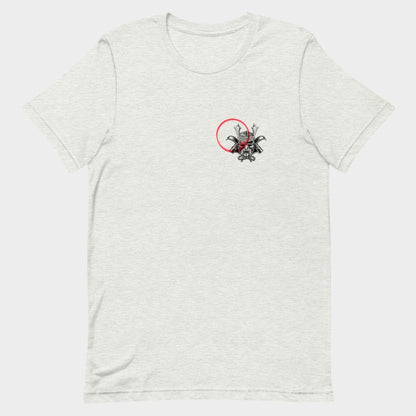 LouVoyage - T-shirt Men - Samurai Spirit - White & Gray - XS/3XL