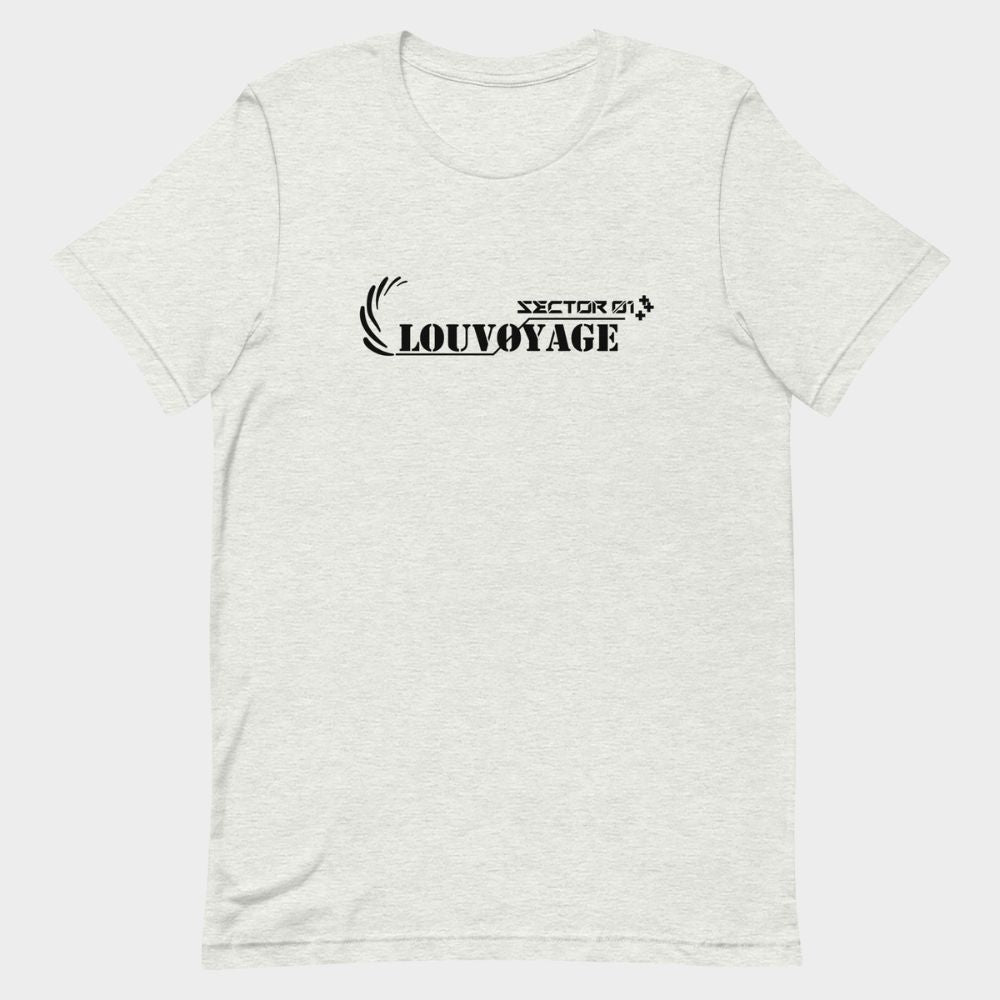 LouVoyage - T-shirt Men - Urban Style - White & Gray - XS/3XL