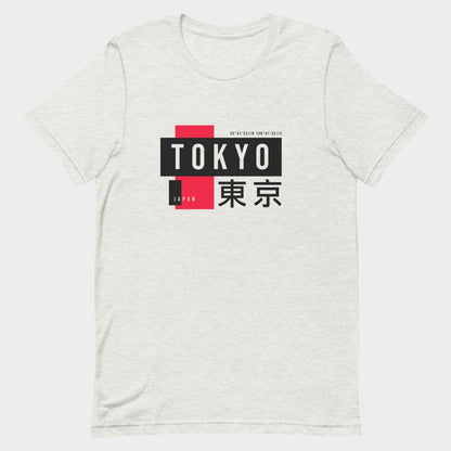 LouVoyage - T-shirt Women - Cyber Tokyo - White & Gray - XS/3XL