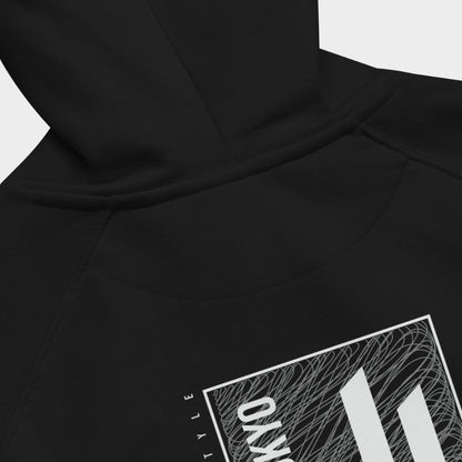 LouVoyage - Hoodie Men - Cyber Tokyo Style - Black - XS/3XL