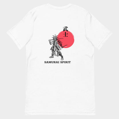 LouVoyage - T-shirt Men - Samurai Spirit - White & Gray - XS/3XL