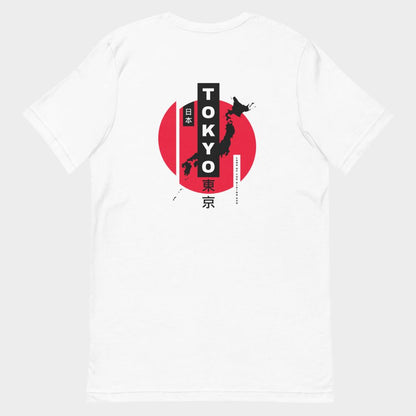 LouVoyage - T-shirt Women - Cyber Tokyo - White & Gray - XS/3XL