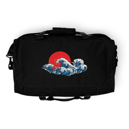 Sport Bag - Kanagawa Wave - Black - 22x11.5cm