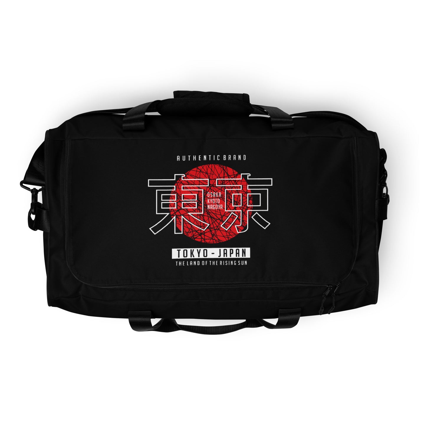 Sport Bag - Tokyo Style - Black - 22x11.5cm