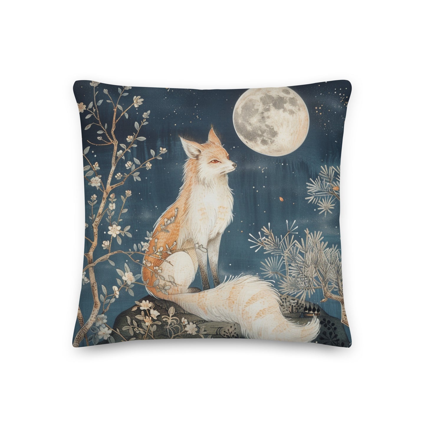 Pillow - Panda & Kitsune - 45x45cm