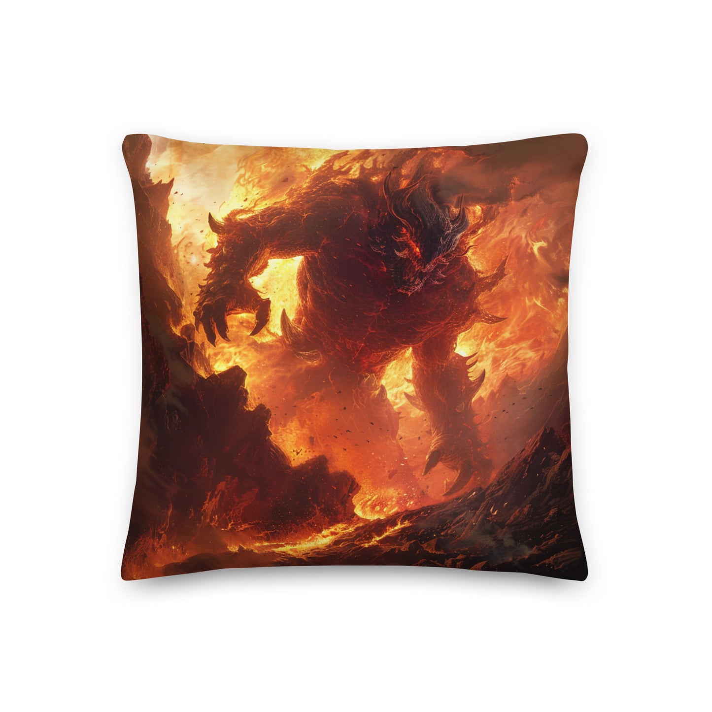 Pillow - Phoenix & Demon - 45x45cm