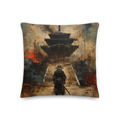 Pillow - Samurai & Geisha - 45x45cm