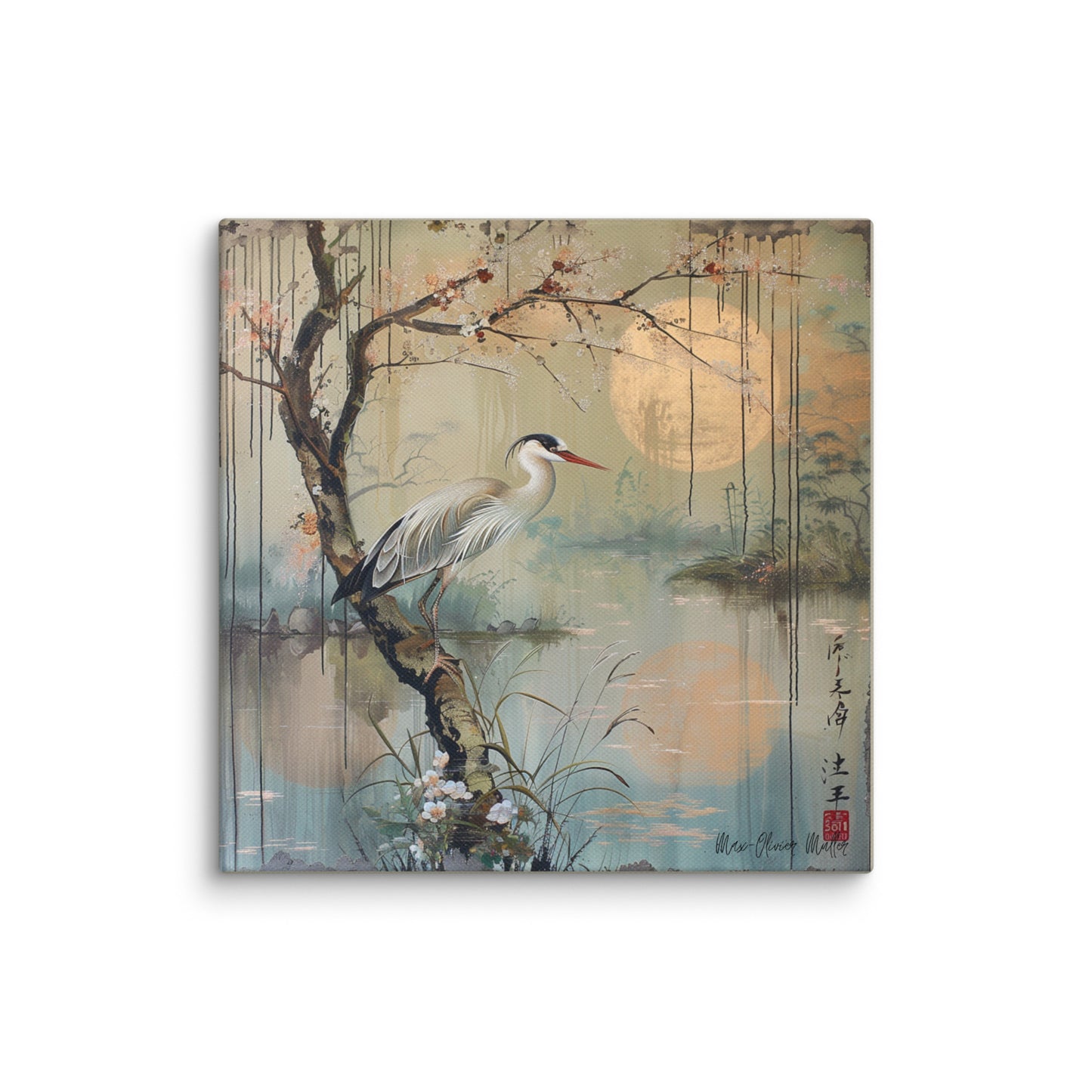 Canvas - Elegance of the Marsh - 30.5x30.5cm