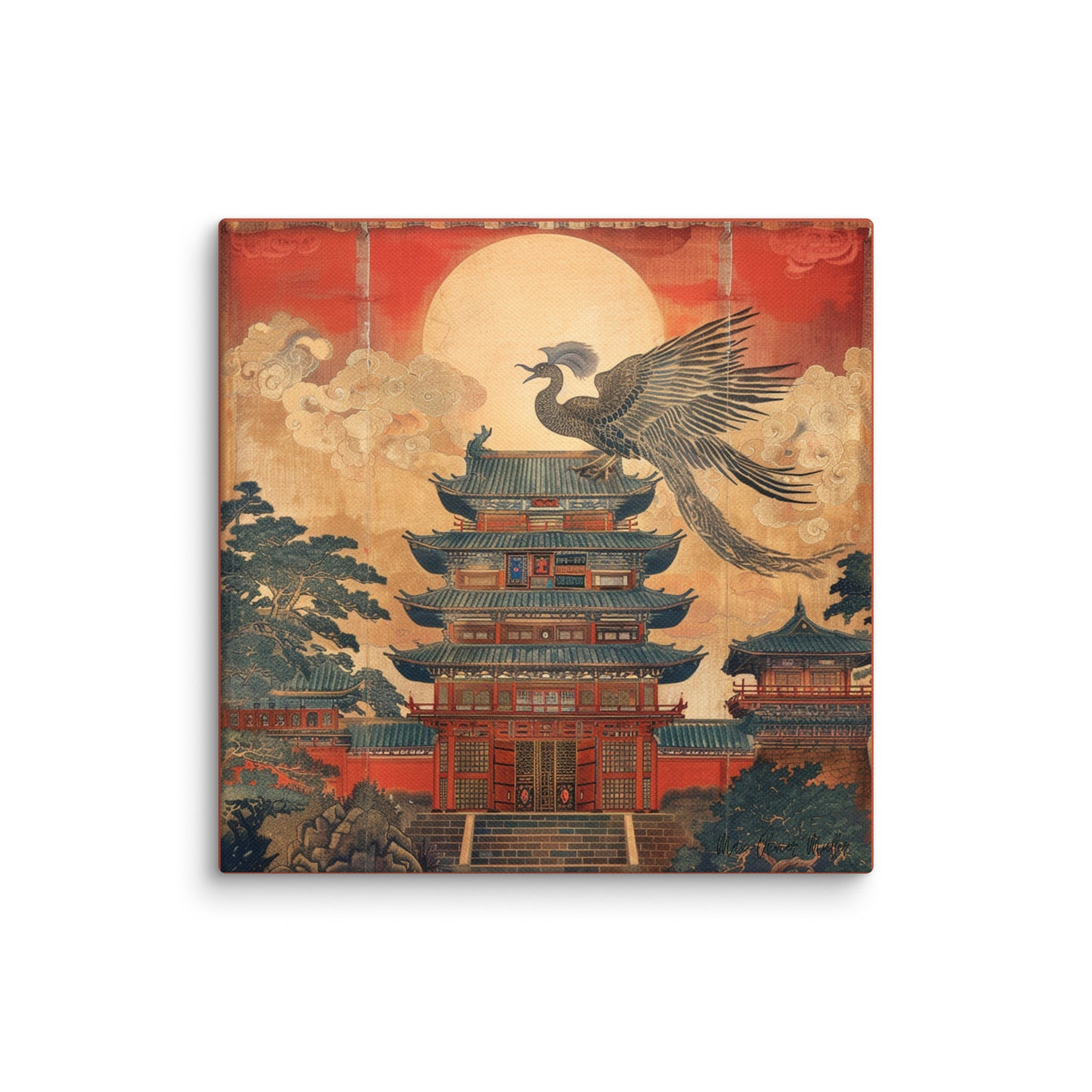 Canvas - Phoenix Dream Protector - 30.5x30.5cm