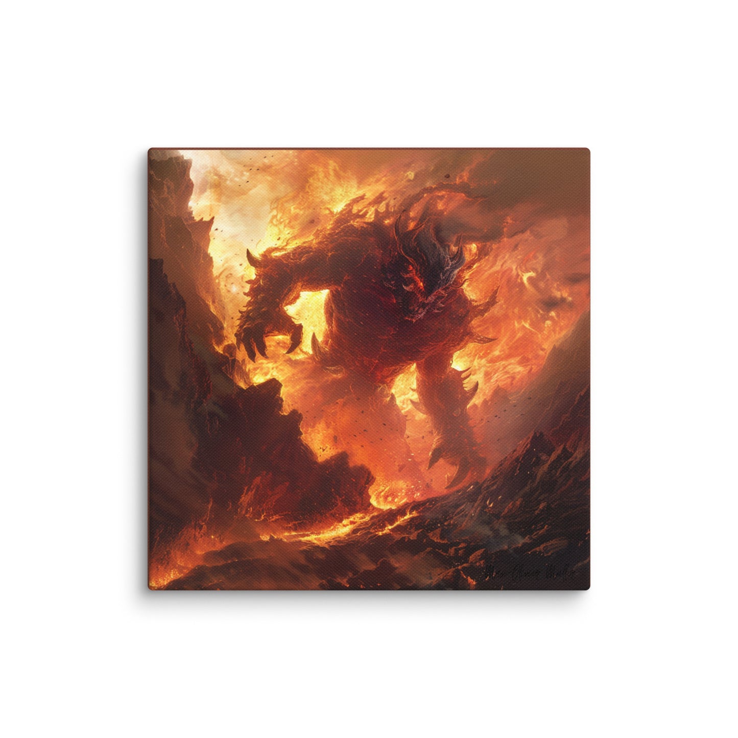 Canvas - Mount Kuroi's Wrath - 30.5x30.5cm