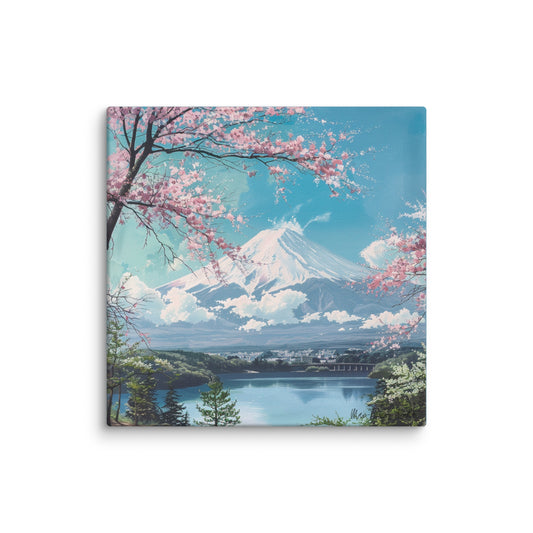 Canvas - The Throne of Mount Fuji - 30.5x30.5cm