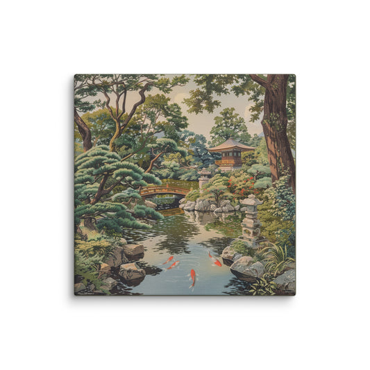 Canvas - Zen Garden Serenity - 30.5x30.5cm