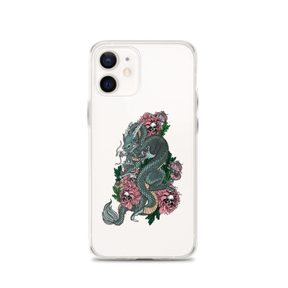 iPhone® Case - Dragon in Flower - iPhone12/15 - All Colours